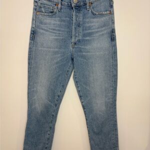 Citizens Of Humanity Light Blue Women's Cropped Jeans